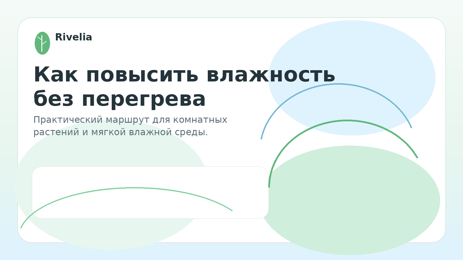 Растения для влажных помещений